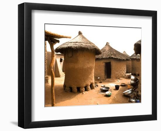 Houses in Djiri Village-Michel Gounot-Framed Photographic Print