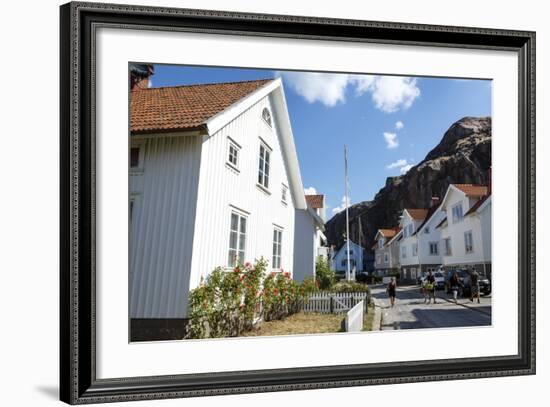 Houses in Fjallbacka, Bohuslan Region, West Coast, Sweden, Scandinavia, Europe-Yadid Levy-Framed Photographic Print