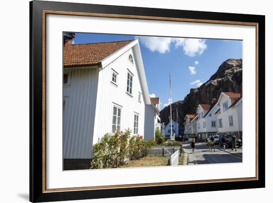 Houses in Fjallbacka, Bohuslan Region, West Coast, Sweden, Scandinavia, Europe-Yadid Levy-Framed Photographic Print