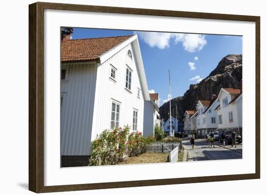 Houses in Fjallbacka, Bohuslan Region, West Coast, Sweden, Scandinavia, Europe-Yadid Levy-Framed Photographic Print