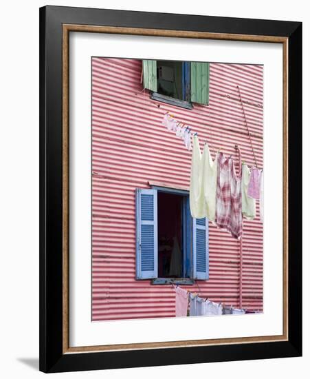Houses in La Boca District, Buenos Aires City, Argentina, South America-Richard Cummins-Framed Photographic Print