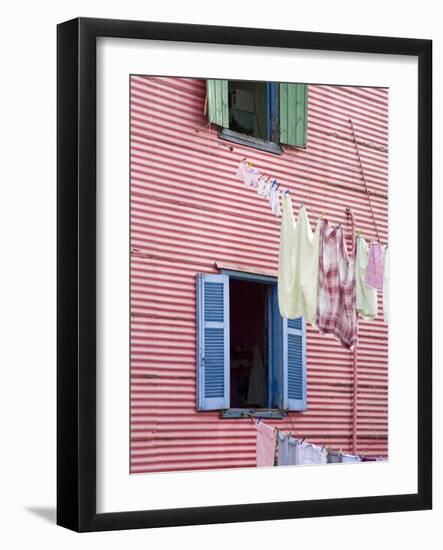 Houses in La Boca District, Buenos Aires City, Argentina, South America-Richard Cummins-Framed Photographic Print