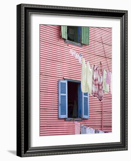 Houses in La Boca District, Buenos Aires City, Argentina, South America-Richard Cummins-Framed Photographic Print