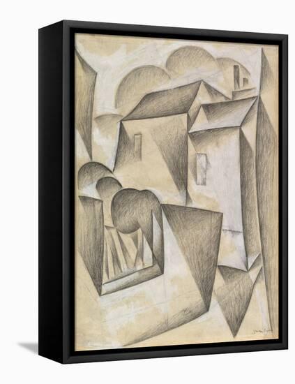 Houses in Paris, Place Ravignan, 1911-Juan Gris-Framed Premier Image Canvas