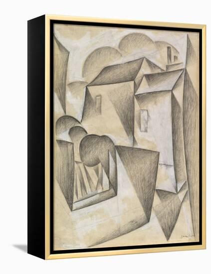 Houses in Paris, Place Ravignan, 1911-Juan Gris-Framed Premier Image Canvas