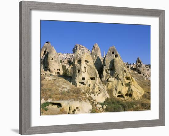 Houses in Rock Formations, Cappadocia, Anatolia, Turkey-Alison Wright-Framed Photographic Print