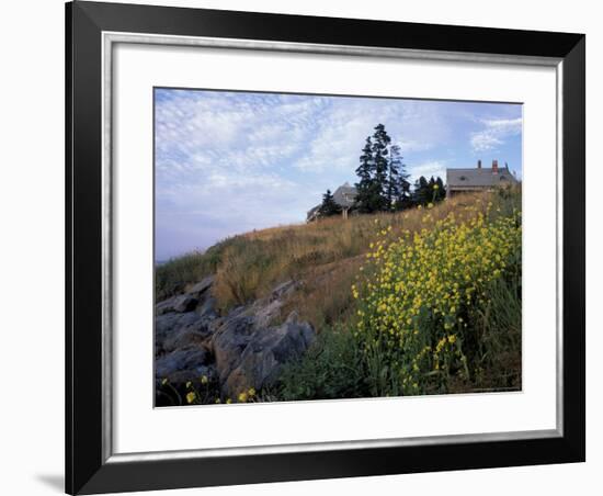 Houses, Maine, USA-Jerry & Marcy Monkman-Framed Photographic Print