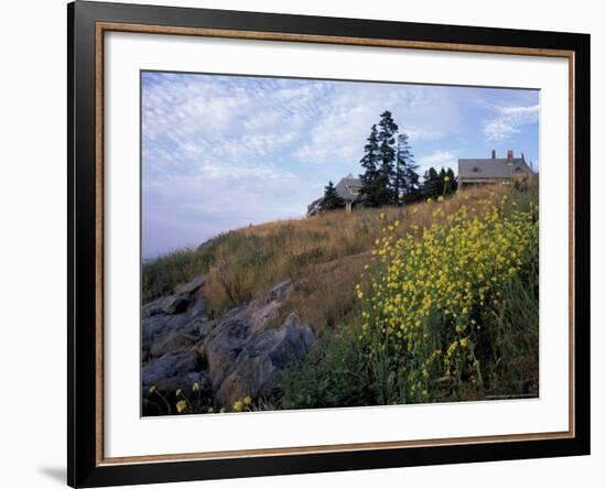 Houses, Maine, USA-Jerry & Marcy Monkman-Framed Photographic Print