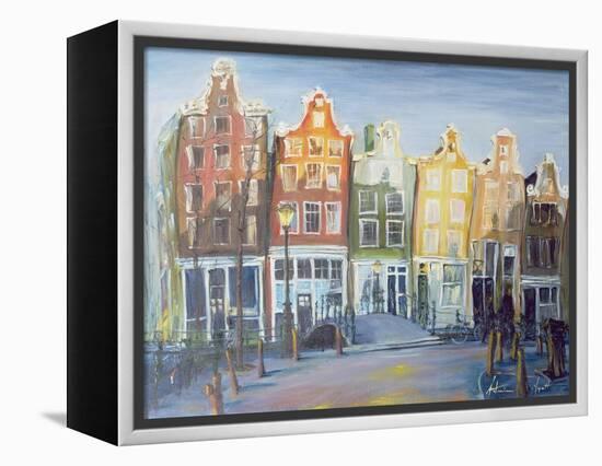Houses of Amsterdam, 1999-Antonia Myatt-Framed Premier Image Canvas