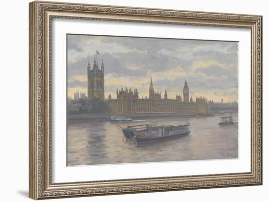 Houses of Parliament, 2010-Julian Barrow-Framed Giclee Print