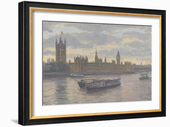 Houses of Parliament, 2010-Julian Barrow-Framed Giclee Print