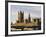 Houses of Parliament and Westminster Bridge-Walter Bibikow-Framed Photographic Print