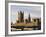 Houses of Parliament and Westminster Bridge-Walter Bibikow-Framed Photographic Print