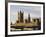 Houses of Parliament and Westminster Bridge-Walter Bibikow-Framed Photographic Print