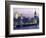 Houses of Parliament at Night, London, England-Walter Bibikow-Framed Photographic Print