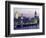 Houses of Parliament at Night, London, England-Walter Bibikow-Framed Photographic Print