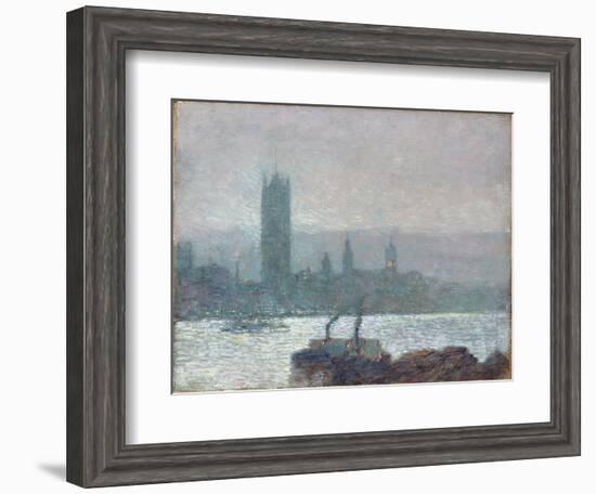 Houses of Parliament, Early Evening, 1898-Childe Hassam-Framed Giclee Print