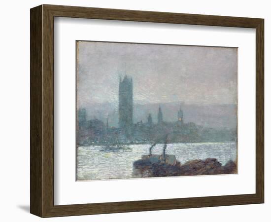 Houses of Parliament, Early Evening, 1898-Childe Hassam-Framed Giclee Print