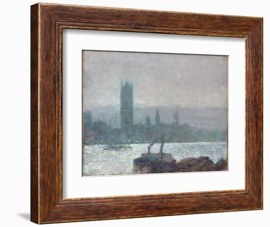 Houses of Parliament, Early Evening, 1898-Childe Hassam-Framed Giclee Print