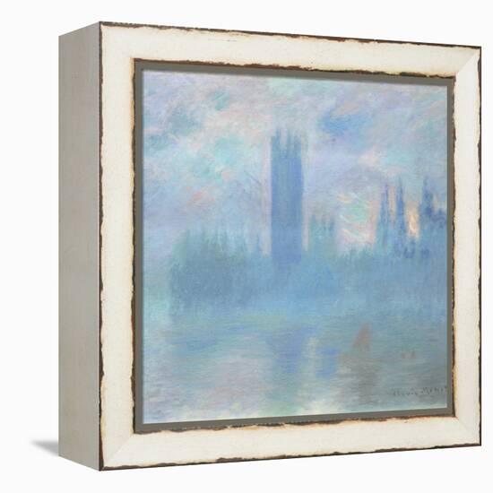 Houses of Parliament, London, 1900-01-Claude Monet-Framed Premier Image Canvas