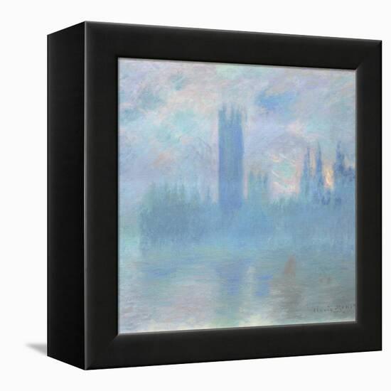 Houses of Parliament, London, 1900-01-Claude Monet-Framed Premier Image Canvas