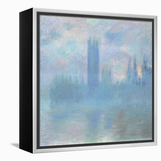 Houses of Parliament, London, 1900-01-Claude Monet-Framed Premier Image Canvas