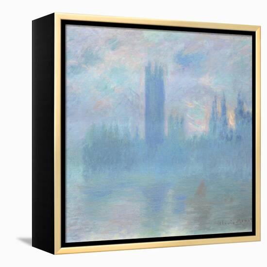 Houses of Parliament, London, 1900-01-Claude Monet-Framed Premier Image Canvas