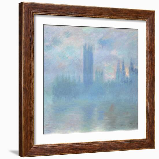 Houses of Parliament, London, 1900-01-Claude Monet-Framed Giclee Print