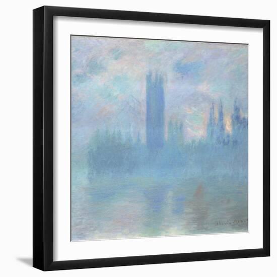 Houses of Parliament, London, 1900-01-Claude Monet-Framed Giclee Print