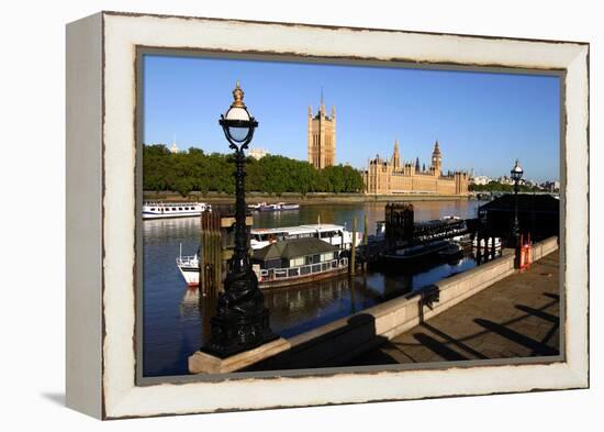 Houses of Parliament, London-Peter Thompson-Framed Premier Image Canvas