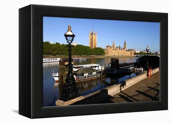 Houses of Parliament, London-Peter Thompson-Framed Premier Image Canvas