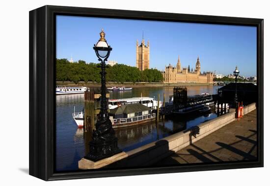 Houses of Parliament, London-Peter Thompson-Framed Premier Image Canvas