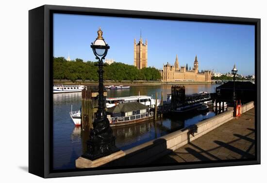 Houses of Parliament, London-Peter Thompson-Framed Premier Image Canvas