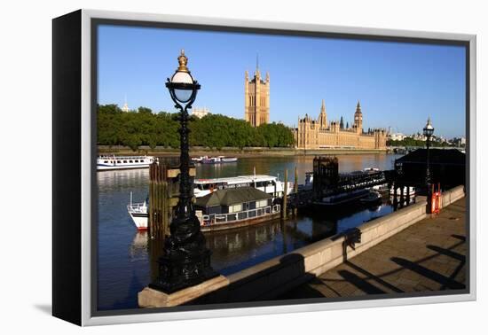 Houses of Parliament, London-Peter Thompson-Framed Premier Image Canvas