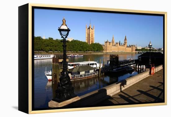 Houses of Parliament, London-Peter Thompson-Framed Premier Image Canvas