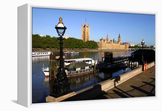 Houses of Parliament, London-Peter Thompson-Framed Premier Image Canvas