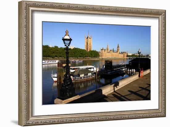 Houses of Parliament, London-Peter Thompson-Framed Photographic Print