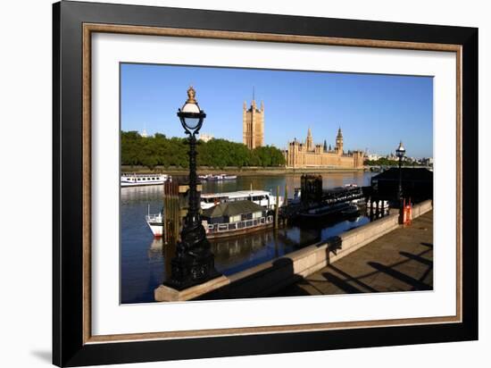 Houses of Parliament, London-Peter Thompson-Framed Photographic Print