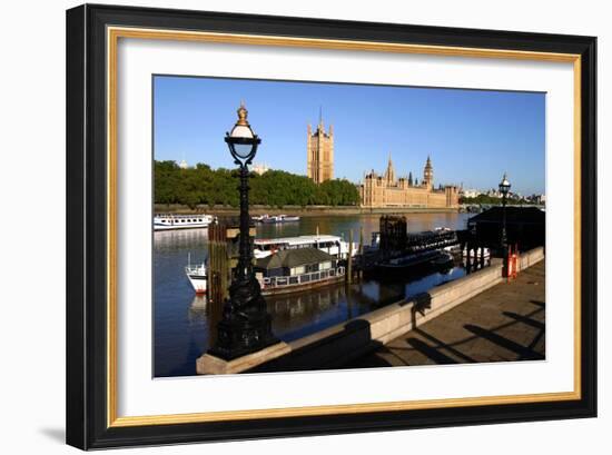 Houses of Parliament, London-Peter Thompson-Framed Photographic Print