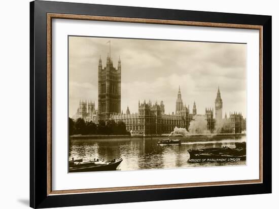 Houses of Parliament, London-null-Framed Art Print