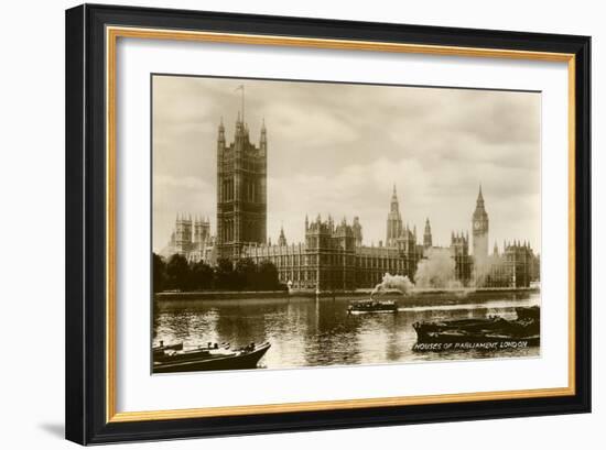Houses of Parliament, London-null-Framed Art Print