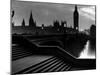Houses of Parliament Seen Across Westminster Bridge at Dawn, Regarding Poet William Wordsworth-Nat Farbman-Mounted Photographic Print
