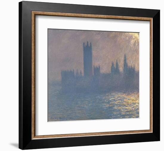 Houses of Parliament, Sunlight Effect (Le Parlement, effet de soleil), 1903-Claude Monet-Framed Art Print