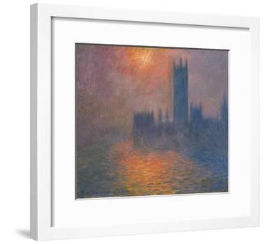 Houses of Parliament, sunset, 1904-Claude Monet-Framed Giclee Print