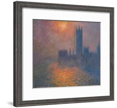 Houses of Parliament, sunset, 1904-Claude Monet-Framed Giclee Print
