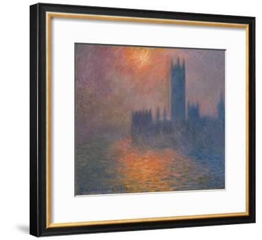 Houses of Parliament, sunset, 1904-Claude Monet-Framed Giclee Print