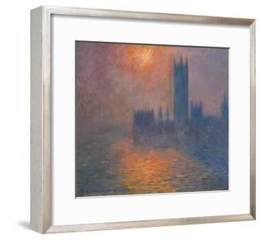 Houses of Parliament, sunset, 1904-Claude Monet-Framed Giclee Print