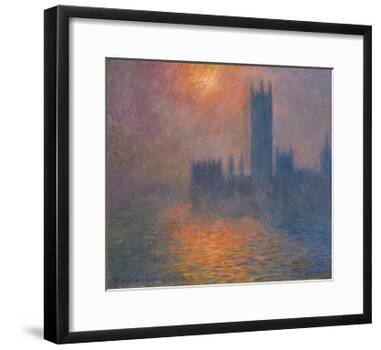 Houses of Parliament, sunset, 1904-Claude Monet-Framed Giclee Print