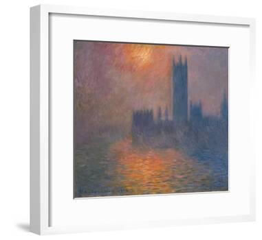 Houses of Parliament, sunset, 1904-Claude Monet-Framed Giclee Print