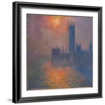 Houses of Parliament, sunset, 1904-Claude Monet-Framed Giclee Print